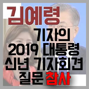 김예령 기자의 2019년 대통령 신년 기자회견 질문 참사