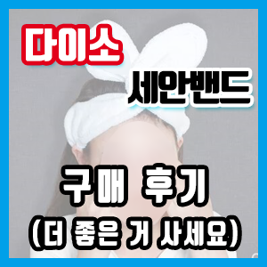 [다이소] 1,000원짜리 세안밴드 구입 후기