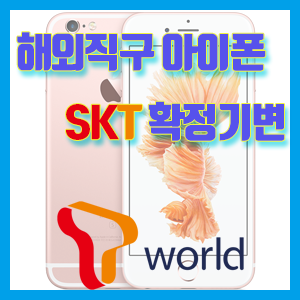 아마존 해외직구 아이폰 SKT 유심 확정기변 개통 후기