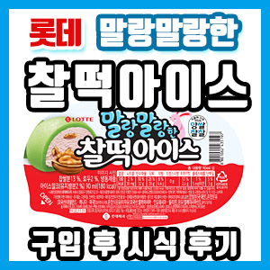 롯데 말랑말랑한 찰떡아이스 아이스크림 후기