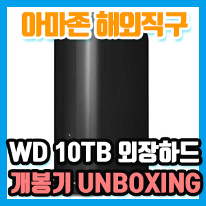 [외장하드 직구기 2] WD 10TB Elements 개봉기 (돼지코, 전송 속도, 실제 용량)
