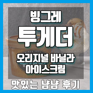 빙그레 투게더 오리지널 바닐라 아이스크림 맛있게 냠냠 후기 – 맛있게 먹는 꿀팁