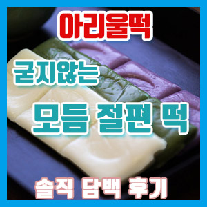 [솔직 후기] 아리울떡 굳지 않는 모듬 절편 후기